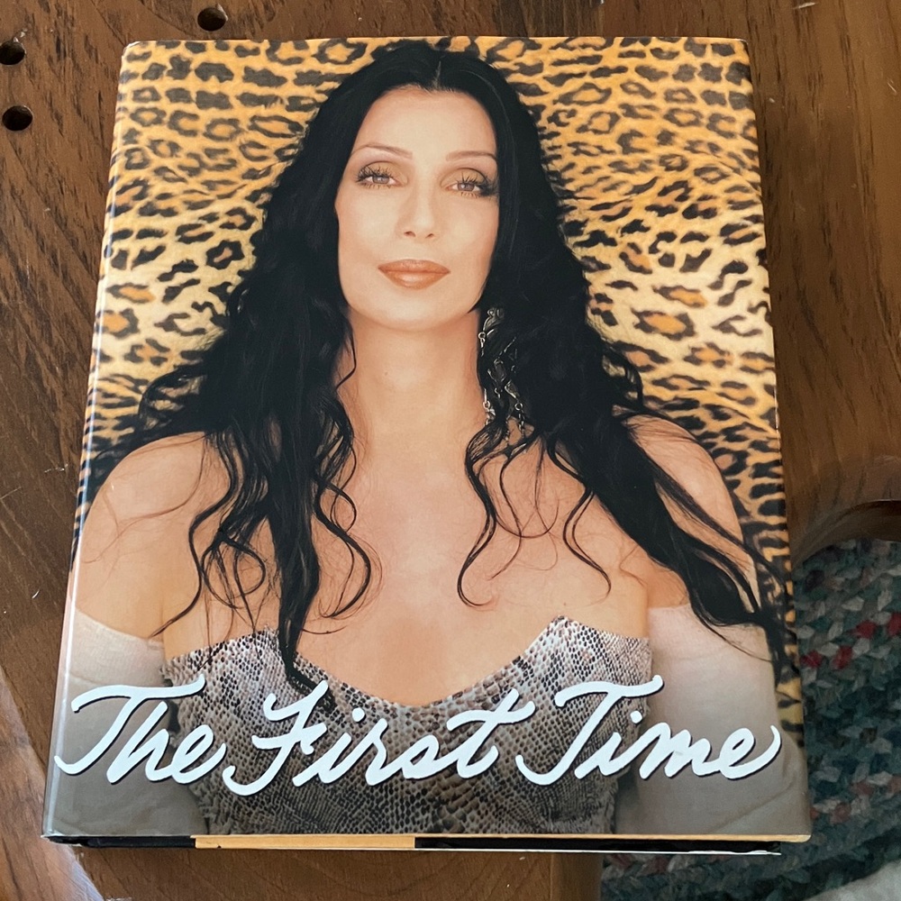 CHER The First Time As Told to Jeff Coplon Hardcover Book